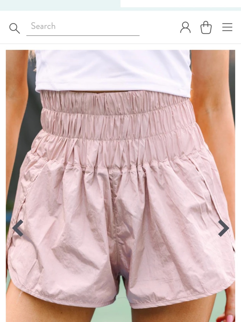 FP Movement by Free People Off To A Good Start Mauve Pink Running Shorts